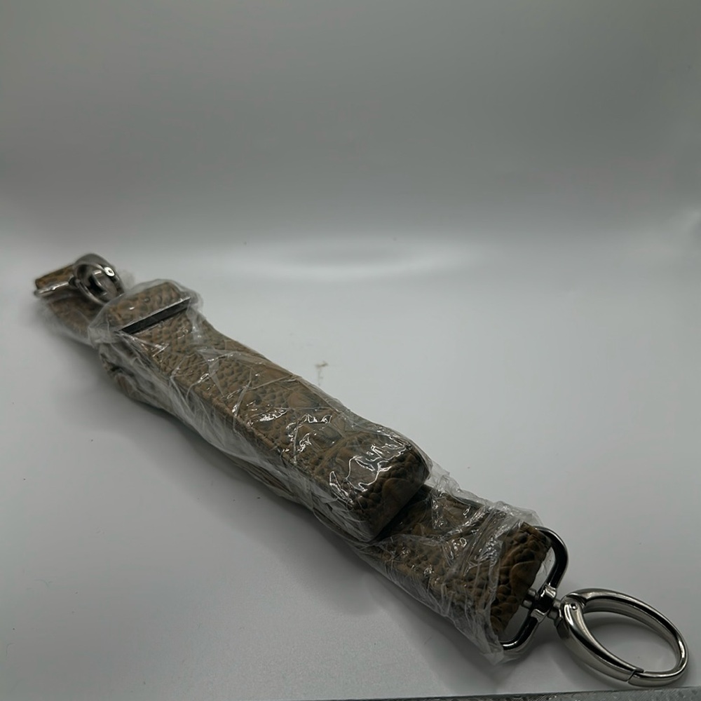 Brown vegan leather replacement purse strap new